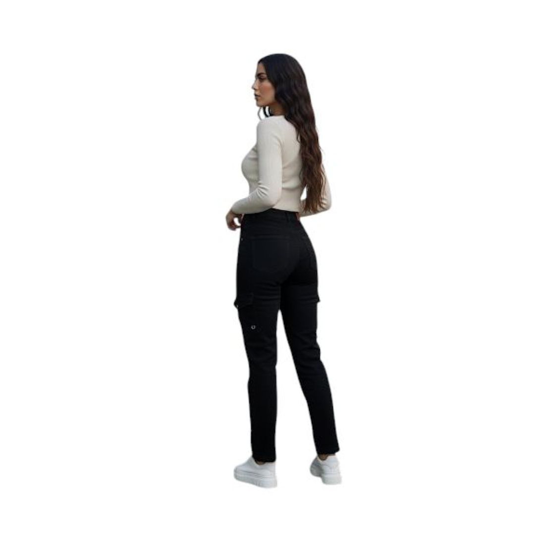 Ladies Jeans Black 2