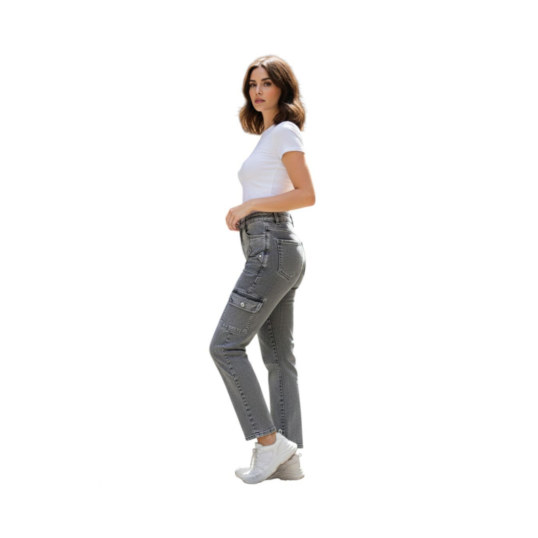 Ladies Pant Grey 4