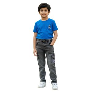 Boys 6 Pocket Denim Jeans – Stylish & Durable