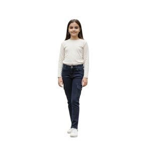 Girls' Classic Denim Jeans | Comfortable Fit